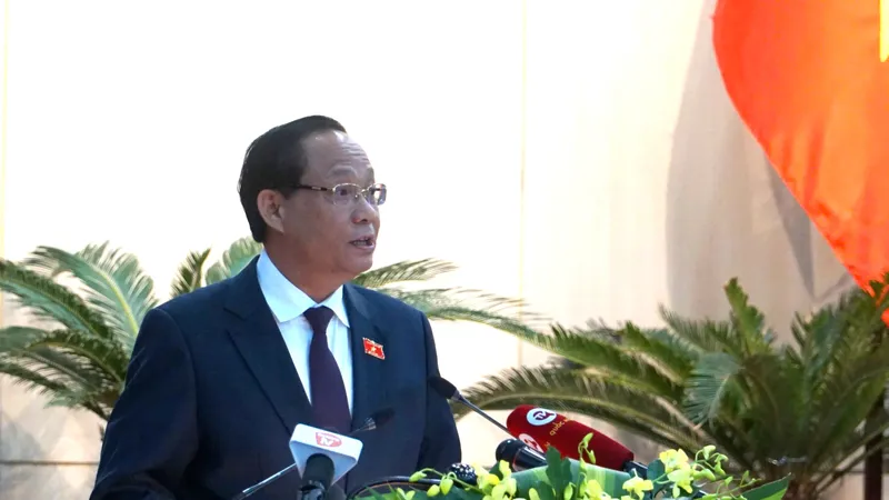 Phó Chủ tịch Quốc hội Trần Quang Phương phát biểu chỉ đạo tại Kỳ họp thứ 19, HĐND TP Đà Nẵng khóa X. Ảnh: XUÂN QUỲNH