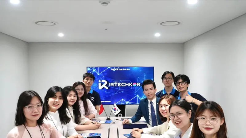 Công ty cổ phần công nghệ IRTECH là một trong những doanh nghiệp đầu tiên tận dụng cơ hội từ không gian. Ảnh: Ban tổ chức