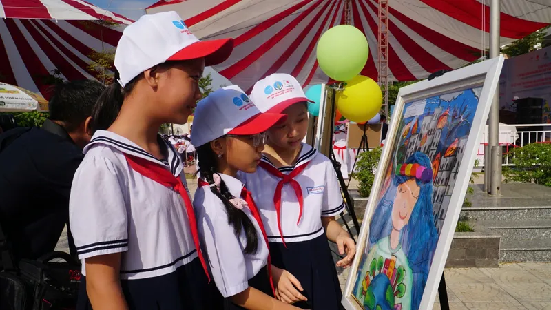Đà Nẵng lồng ghép kiến thức phòng chống, giảm nhẹ thiên tai. Ảnh: XUÂN QUỲNH 