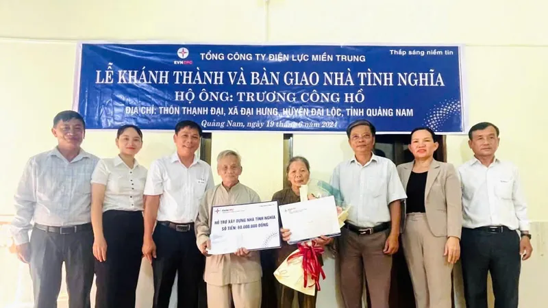 Khánh thành bàn giao nhà tình nghĩa cho các gia đình có hoàn cảnh khó khăn tại các tỉnh miền Trung – Tây Nguyên