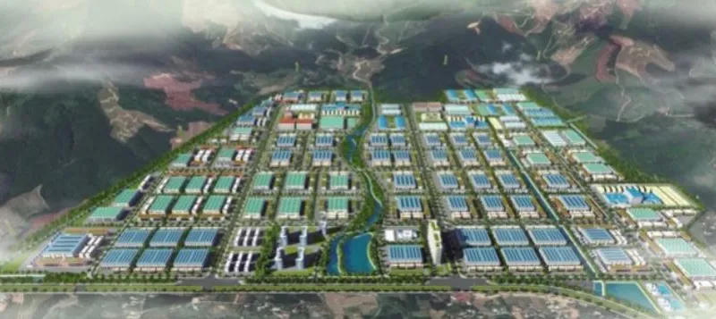 Phối cảnh Khu công nghiệp Hòa Ninh