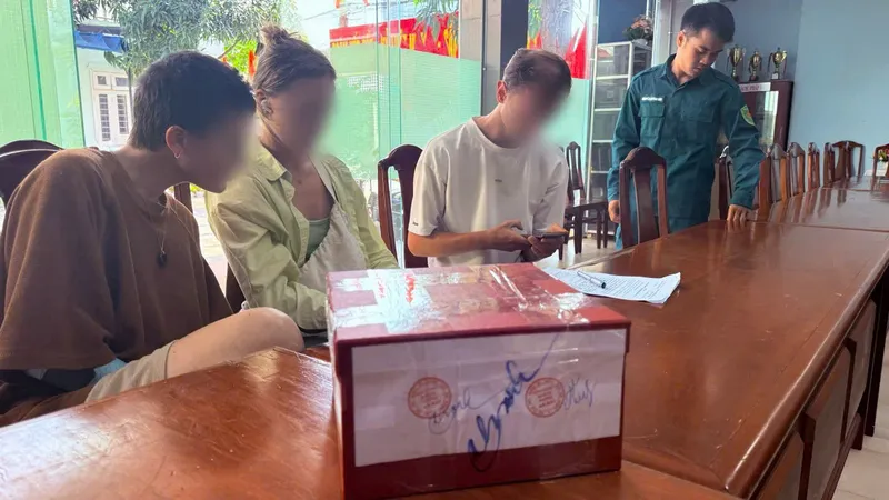 Ban Chỉ huy Quân sự phường An Hải đã lập biên bản tạm giữ
