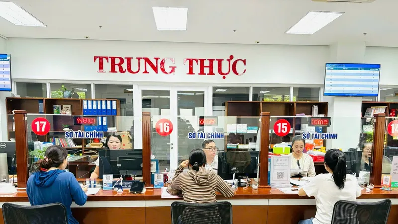 Bộ phận tiếp nhận và trả kết quả của Sở Tài chính tại Trung tâm Hành chính TP Đà Nẵng