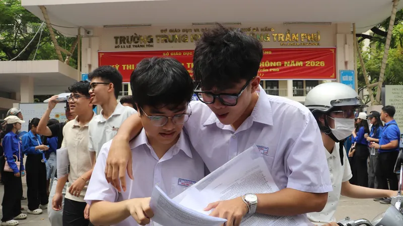 Đà Nẵng công bố điểm thi tốt nghiệp THPT năm 2026 từ 8 giờ ngày 1-7