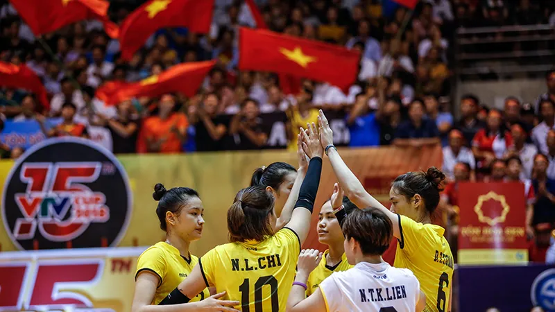 Đội tuyển Việt Nam đã giành ngôi vô địch VTV Cup khá dễ dàng. Ảnh: MINH HOÀNG