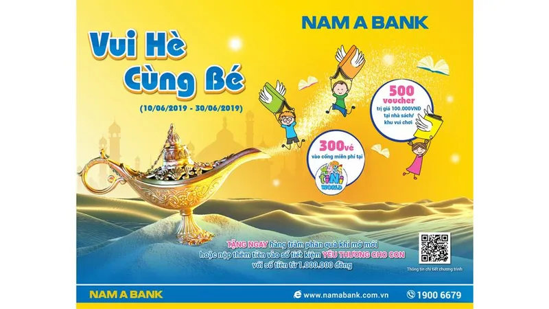 Gửi tiết kiệm, rinh quà cho bé yêu tại Nam A Bank