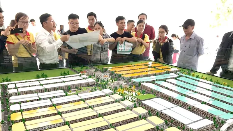 Một buổi công bố, chào bán dự án bất động sản (ảnh chỉ có tính minh họa)