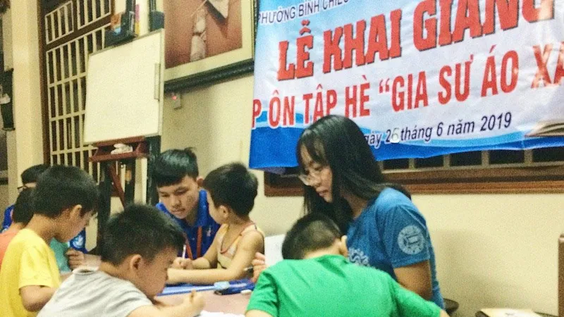 Điểm ôn tập hè “Gia sư áo xanh” tại phường Bình Chiểu, quận Thủ Đức