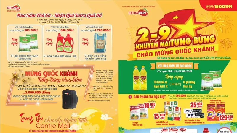 Khuyến mại tưng bừng tại hệ thống SATRA