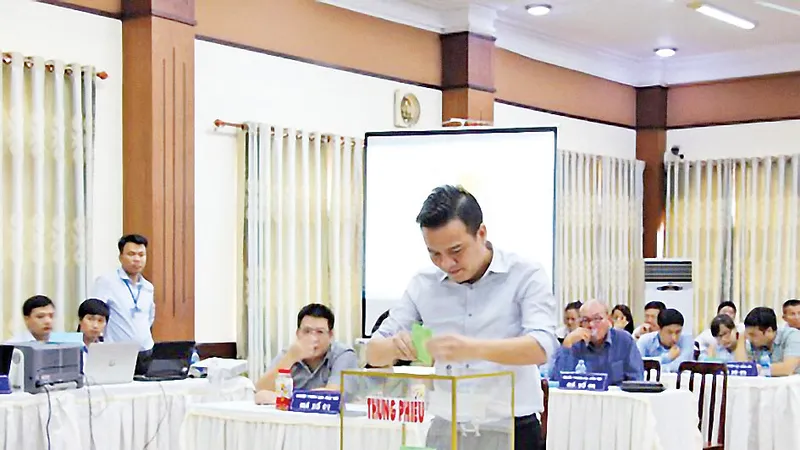 Công ty CP Đầu tư kinh doanh bất động sản Hà An vượt 5 doanh nghiệp khác, trúng gói thầu mảnh đất vàng 92ha gần sân bay Long Thành. Ảnh: TRỌNG TÍN