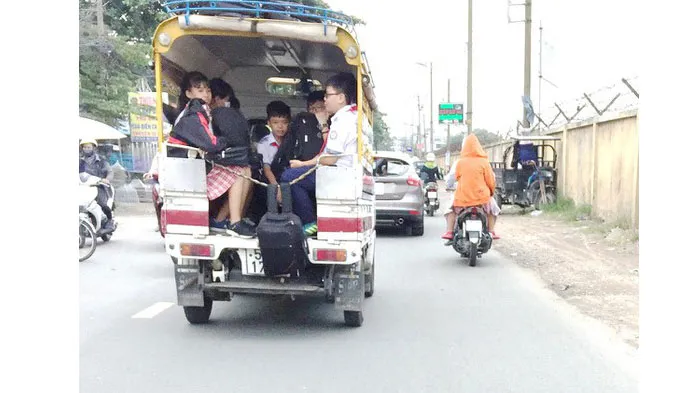 Lại bất an với xe đưa đón học sinh 