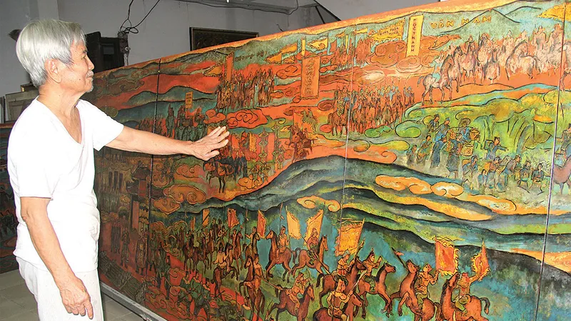 Nhờ tranh kể chuyện sử xưa