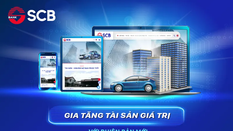 SCB ra mắt phiên bản mới của website "Rao bán tài sản"