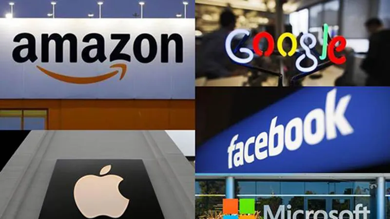 5 tập đoàn Facebook, Google, Amazon, Microsoft và Apple nằm trong nhóm các doanh nghiệp bị đề nghị áp thuế kỹ thuật số