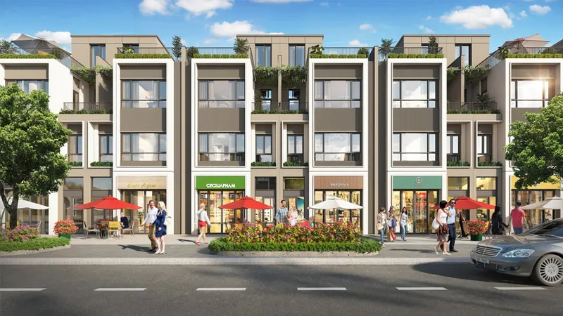Đầu tư sinh lời lớn với shophouse và nhà phố thương mại tại Gem Sky World 