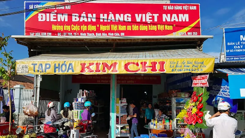 Hàng Việt tại điểm bán hàng ở Đồng Nai