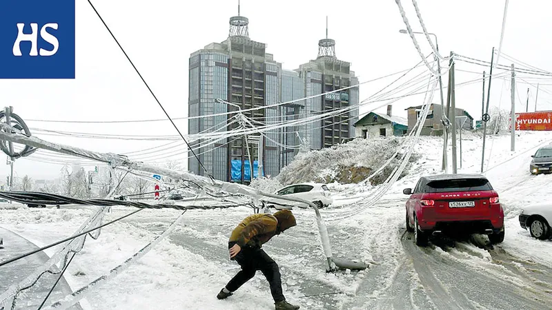 Mưa băng bất thường ở vùng Viễn Đông 
