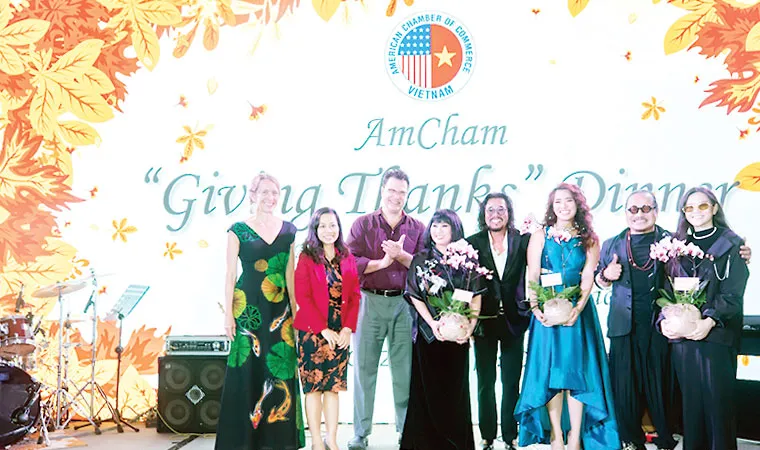 Tiệc tối của AmCham Việt Nam tôn vinh hoạt động vì cộng đồng