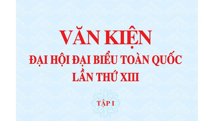 Ra mắt bộ sách Văn kiện Đại hội đại biểu toàn quốc lần thứ XIII