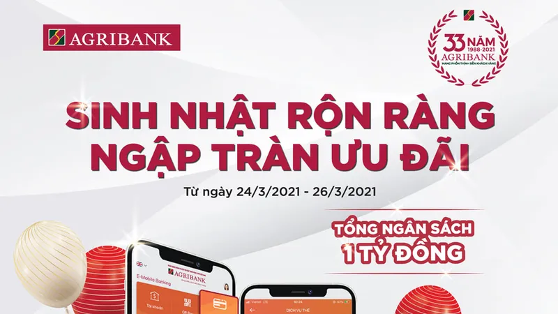 Agribank dành 1 tỷ đồng tặng thưởng cho Chủ thẻ Nội địa