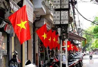 TPHCM: Nghỉ lễ và treo cờ Tổ quốc nhân Giỗ Tổ Hùng Vương