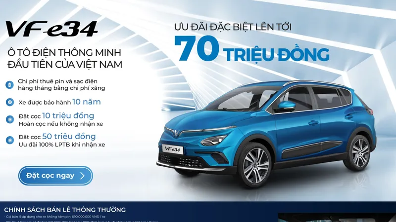 VinFast ưu đãi lớn trước tháng Ngâu