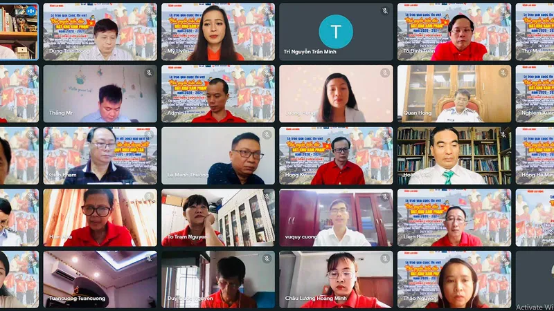Lễ tổng kết và trao giải cuộc thi viết "Chủ quyền biển đảo bất khả xâm phạm" lần 1 năm 2020-2021 được tổ chức trực tuyến