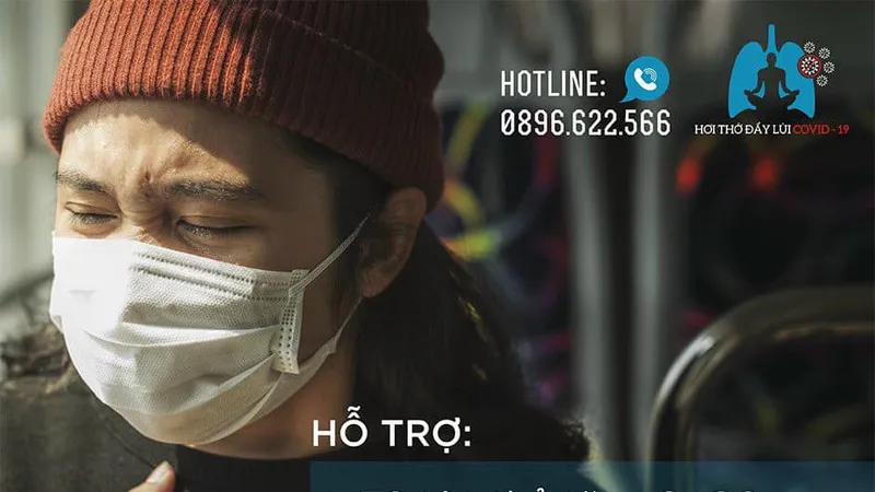 Người dân cần trợ thở có thể liên lạc số điện thoại đường dây nóng của dự án “Hơi thở đẩy lùi Covid-19”
