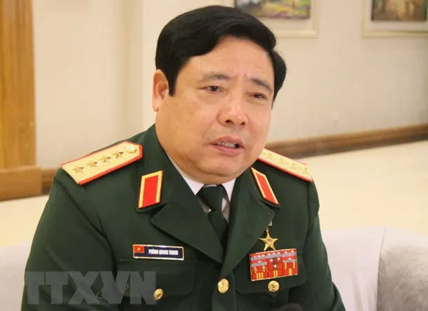 Đại tướng Phùng Quanh Thanh. Ảnh: ĐẶNG LÊ/TTXVN