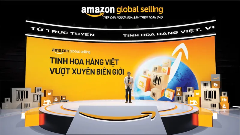 Ông Gijae Seong, Giám đốc Điều hành Amazon Global Selling Việt Nam, phát biểu tại sự kiện