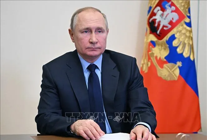 Tổng thống Nga Vladimir Putin. Ảnh: AFP/TTXVN