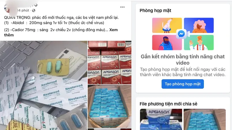 Đơn thuốc điều trị Covid-19 của một hội nhóm trên mạng xã hội