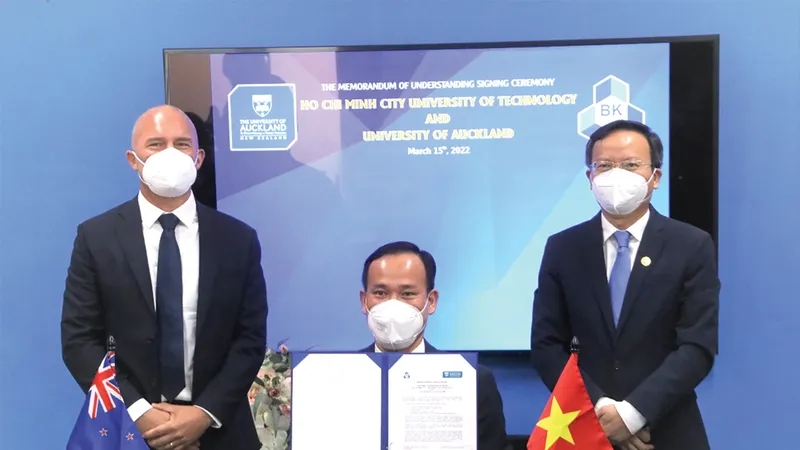 ĐH Auckland hợp tác lâu dài với ĐH Bách khoa TPHCM 