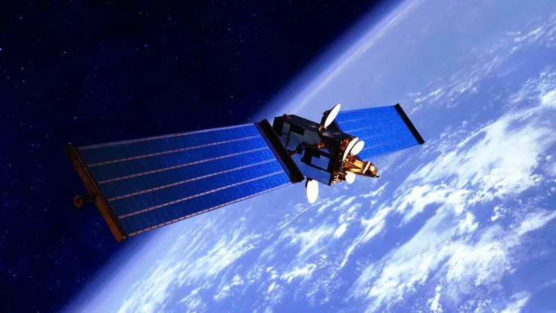 Một vệ tinh Starlink của SpaceX nhìn từ không gian. Ảnh: Panda Security