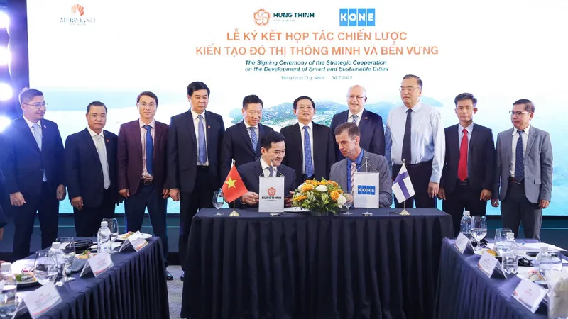 Tập đoàn Hưng Thịnh hợp tác chiến lược với KONE Việt Nam kiến tạo đô thị thông minh và bền vững