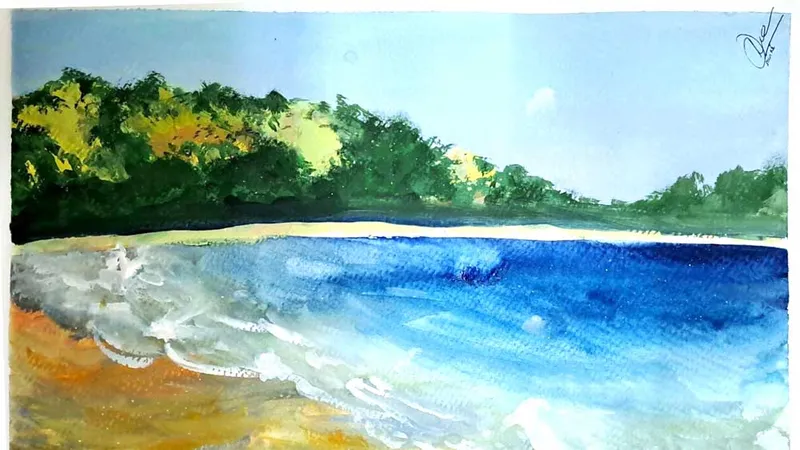 Tranh: ĐỖ LÊ ANH THƯ