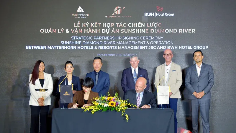 Lễ ký kết thỏa thuận hợp tác giữa Matterhorn Hotels & Resorts và Best Western Hotels and Resorts