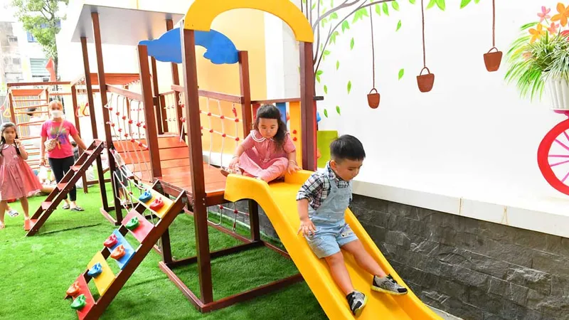 Quận 3 khánh thành, đưa vào sử dụng Trường Mầm non quận 3. Ảnh: VIỆT DŨNG