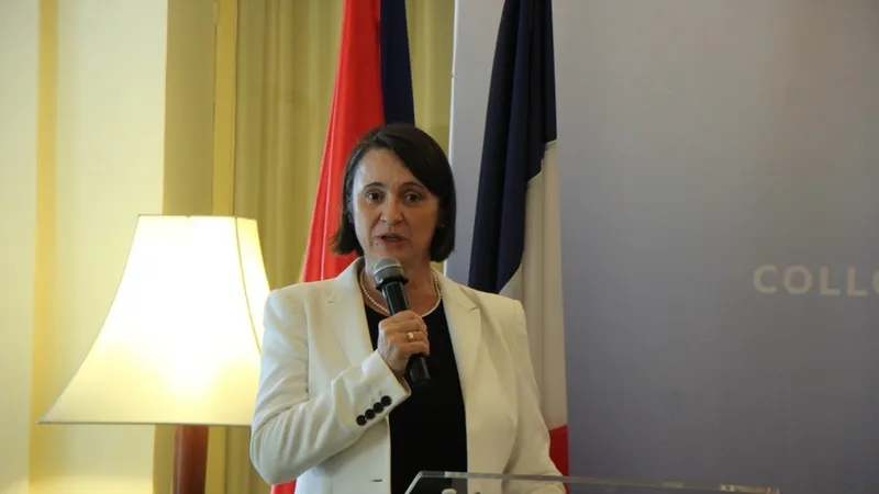Bà Emmanuelle Pavillon-Grosser, Tổng lãnh sự Pháp tại TPHCM. Ảnh: DƯƠNG HOÀNG