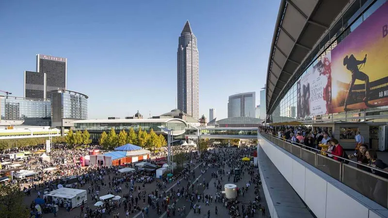 Hội sách Frankfurt 2022 diễn ra trong không gian rộng lớn