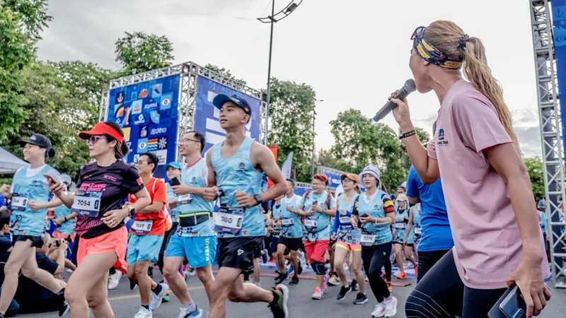 Bạn trẻ nên tham gia các hoạt động thể thao để rèn luyện sức khỏe và kết nối. (Ảnh: Một giải chạy ở Bà Rịa - Vũng Tàu năm 2022)