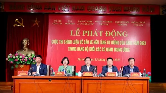 Phát động cuộc thi chính luận về bảo vệ nền tảng tư tưởng của Đảng năm 2023