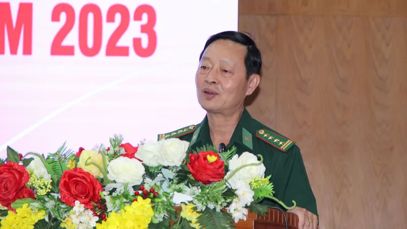 29 cán bộ dự hội thi giảng dạy chính trị biên phòng năm 2023