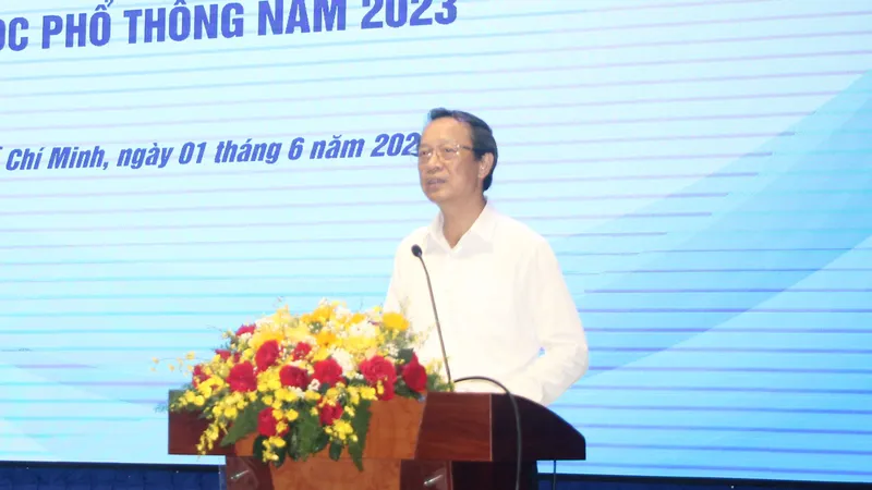 Tập huấn nghiệp vụ thanh tra, kiểm tra Kỳ thi tốt nghiệp THPT năm 2023 cho các tỉnh, thành phía Nam