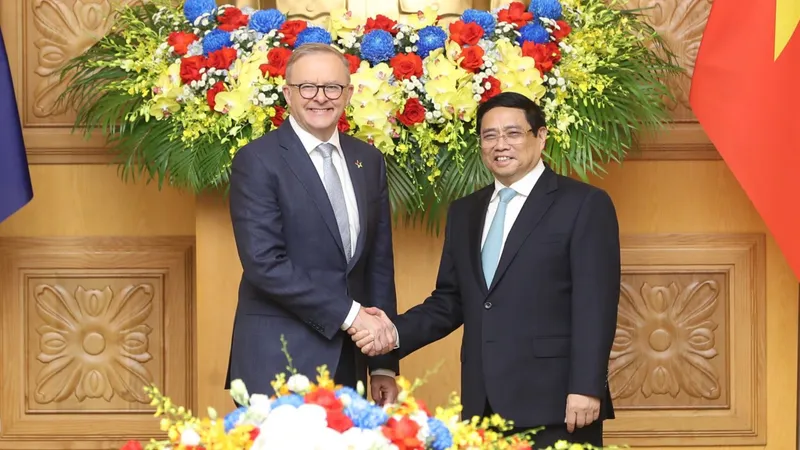 Phấn đấu đưa kim ngạch thương mại hai chiều Việt Nam - Australia đạt 20 tỷ USD 