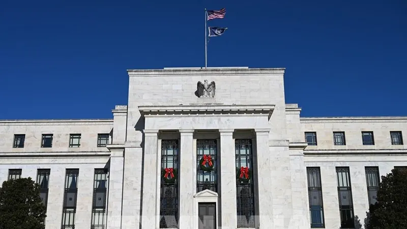 Trụ sở Ngân hàng Dự trữ liên bang Mỹ (FED) tại Washington DC. Ảnh: TTXVN