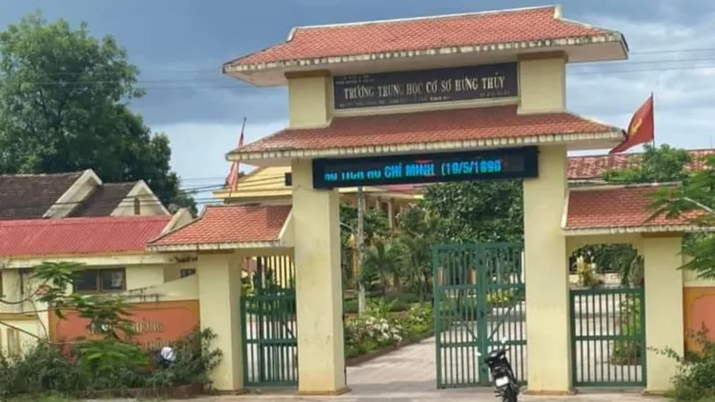 Trường THCS Hưng Thủy, Lệ Thủy