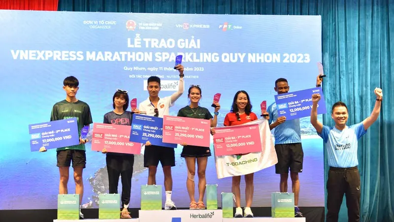 Herbalife Việt Nam tiếp tục khuyến khích lối sống năng động lành mạnh thông qua giải chạy VnExpress Marathon Sparkling Quy Nhơn 2023
