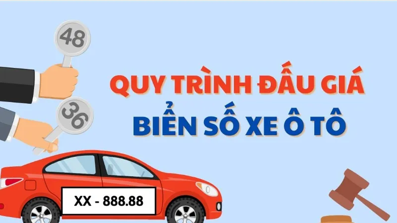 Quy trình đấu giá biển số xe ô tô