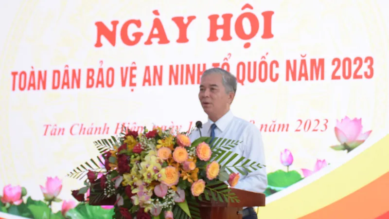 Phó Chủ tịch UBND TPHCM Ngô Minh Châu phát biểu tại chương trình